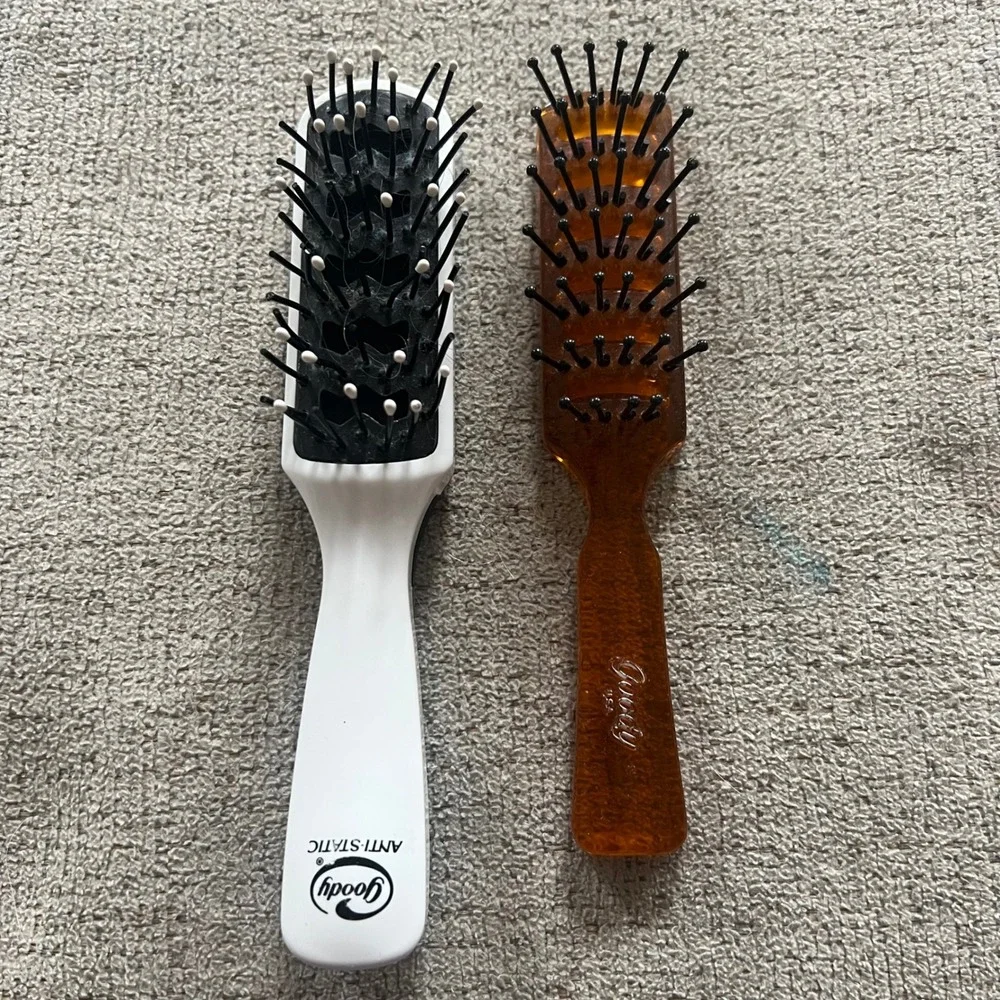 Goody and Comare Vtg Hair Brush and Comb Lot Assorted Styling Tools 11 Piece Set